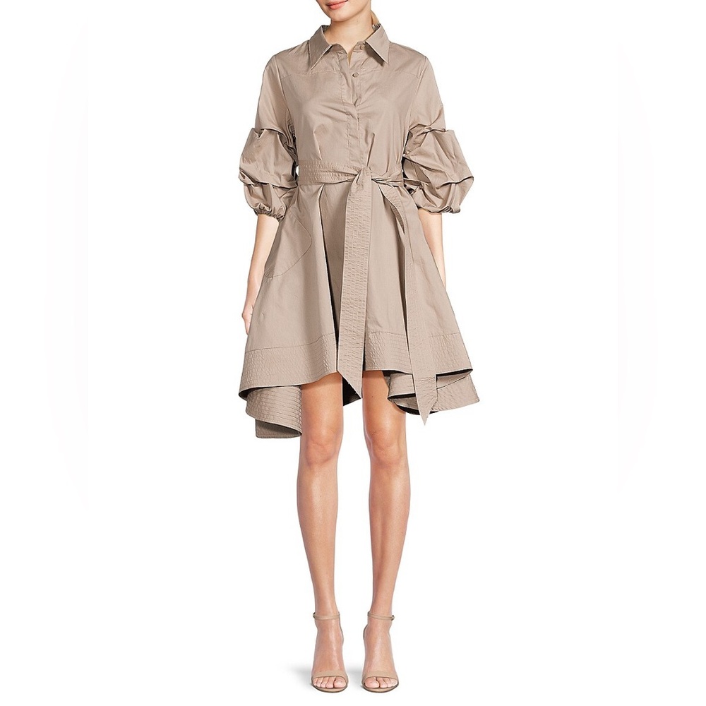 NWOT Garcia Women's Belted High Low Dress (S)